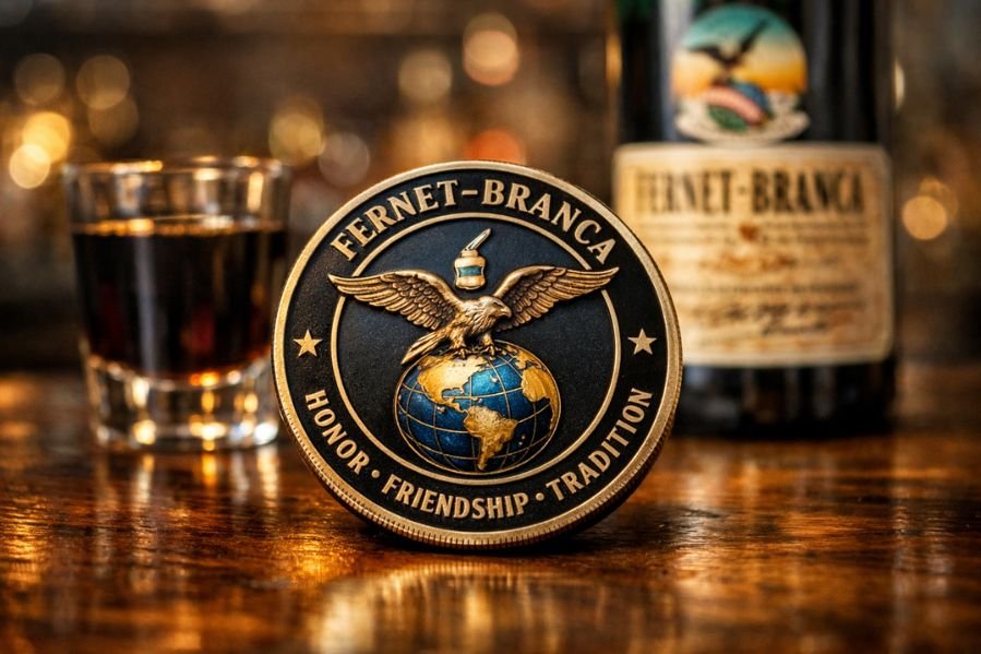 Fernet Coin: The Story Behind Bartending’s Most Elusive Challenge Coin Fernet coins