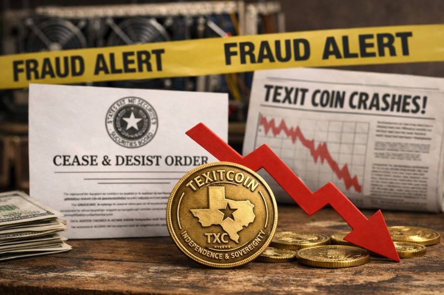 TEXIT Coin: The Rise, Controversy, and Collapse of a Politically Charged Cryptocurrency TEXIT coin TXC crash showing price drop and regulatory action